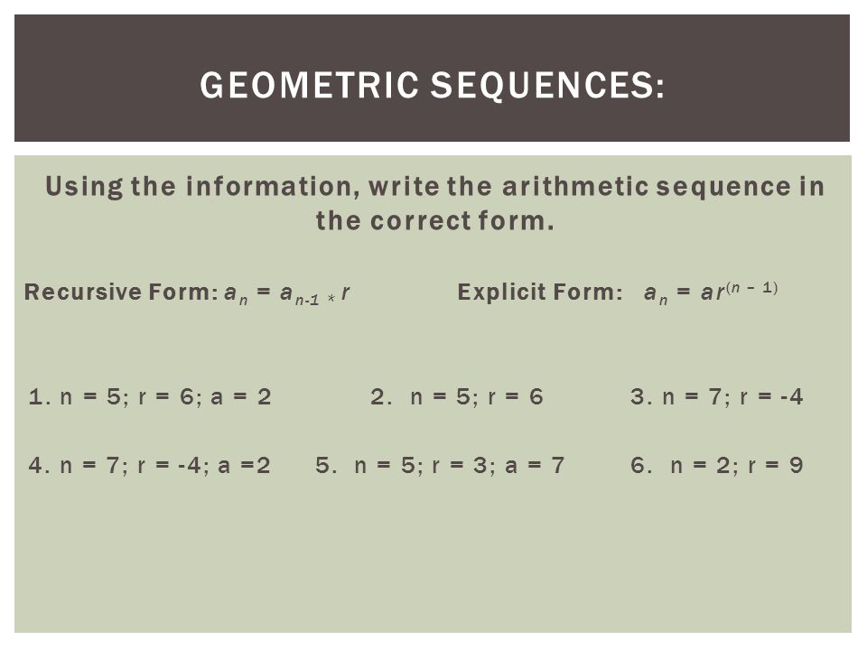 Arithmetic sequence problem
